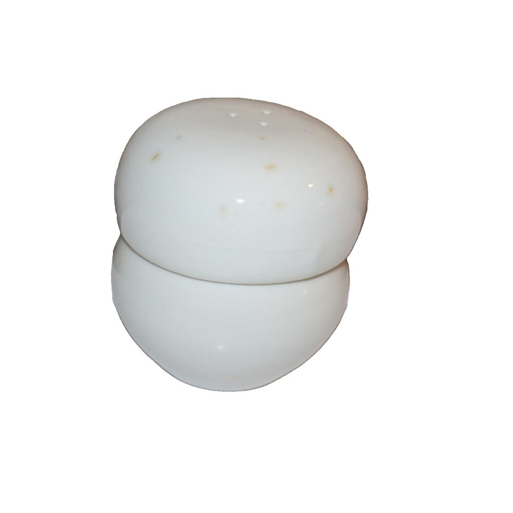 Vtg Russell Wright Iroquois Casual‎ Stackable Ceramic Salt & Pepper Shakers READ